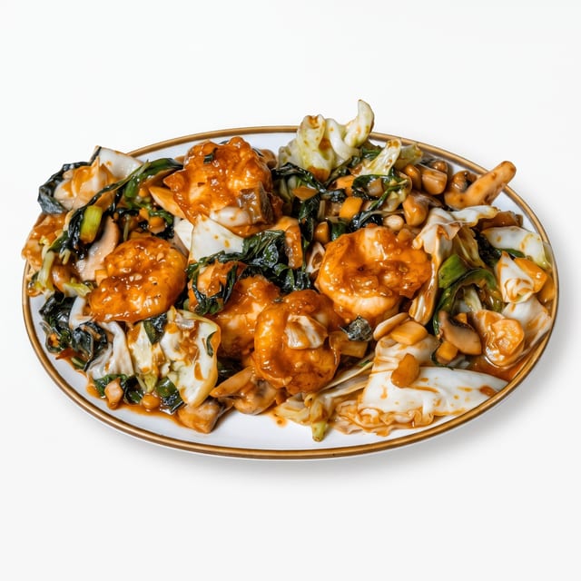 Basil Shrimp.