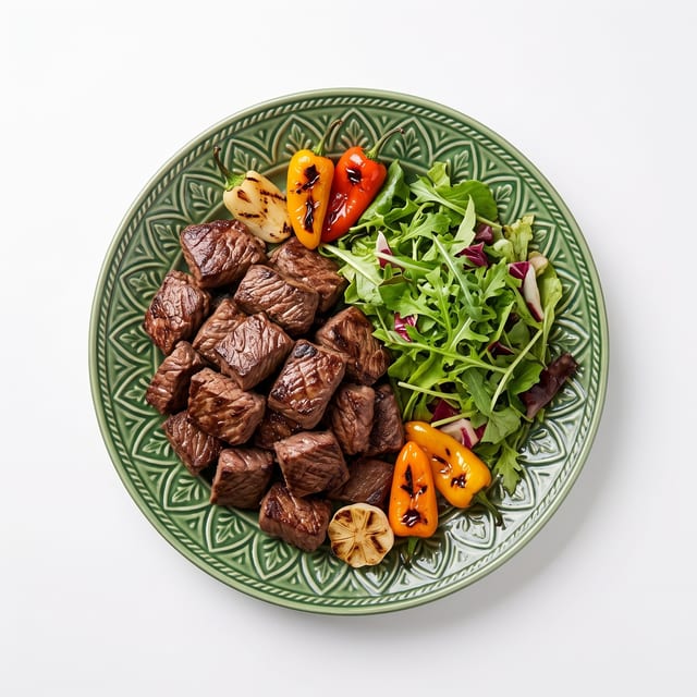 Korean Grilled Short Ribs Rice Plate.